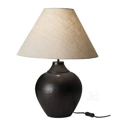 Dark Brown Table Lamp — Handcrafted Export Product by NXTGENEXPORTS, Moradabad